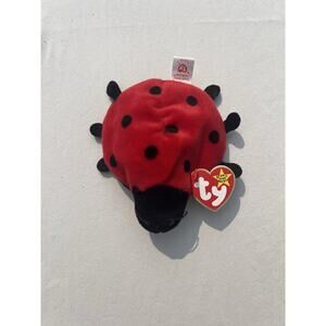 TY Beanie Baby Lucky The Ladybug with Spots Plush Toy